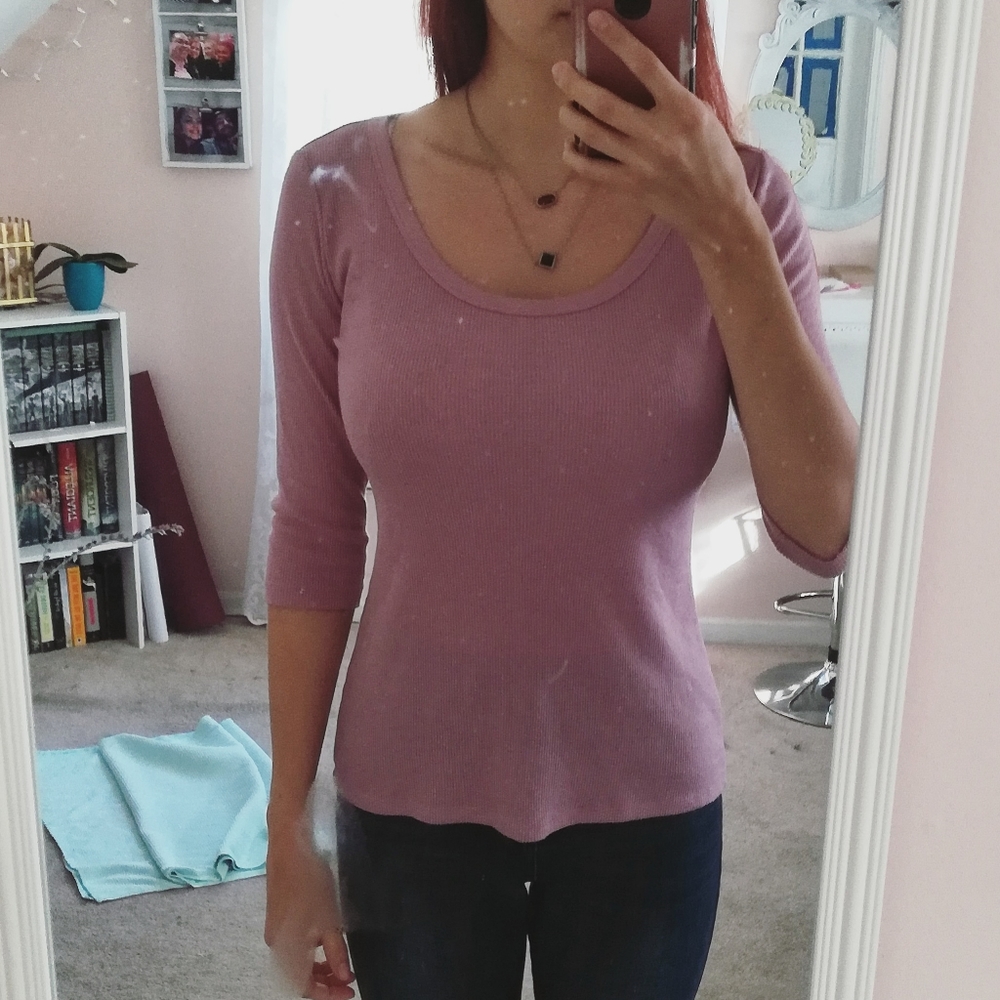 Mauve shirt